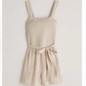 Abercrombie smocked romper.